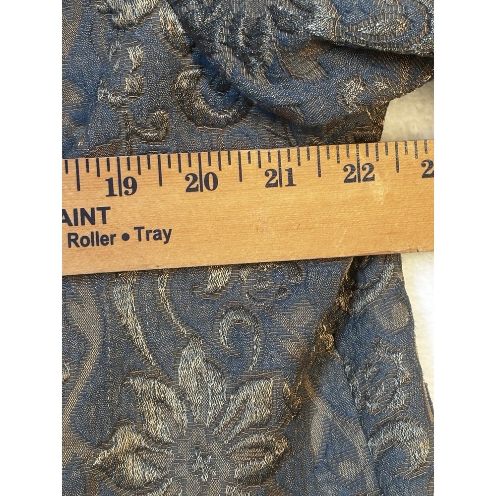 Chicos Golden Blues Ampere Jacket Suit Blazer Womens Size 3 Floral Lined Preppy - Picture 10 of 14